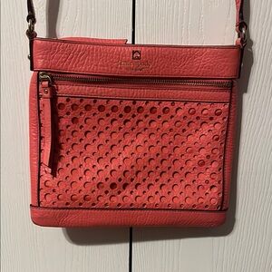 Kate Spade Coral Geometric Crossbody Bag